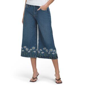 DRIFTWOOD JEANS Dark Wash Amie Culotte X Crazy For Daisy Jeans